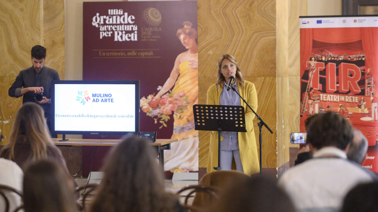 Federica Leone al Simposio di Rieti del progetto T.I.R. - Teatri in Rete